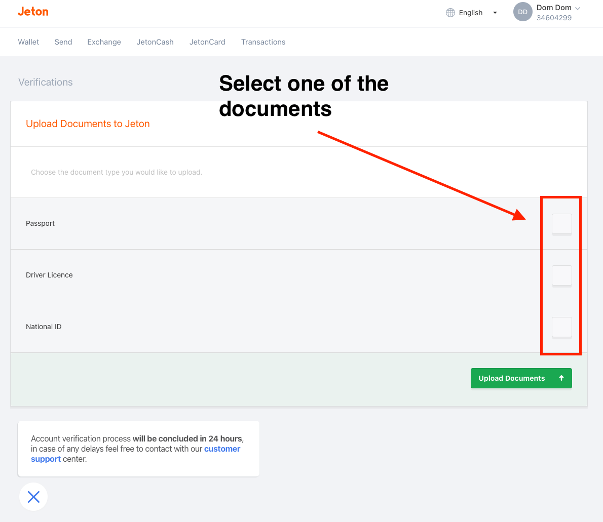 ️ How to verify my identity? step-by-step – Jeton Help Desk